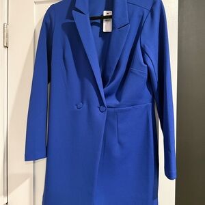 Express Cobalt Blue Women's blazer romper